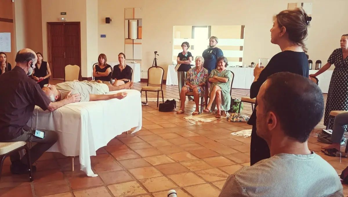 Imagen de una sesión de Formación continuada de Somatic Experiencing Spain
